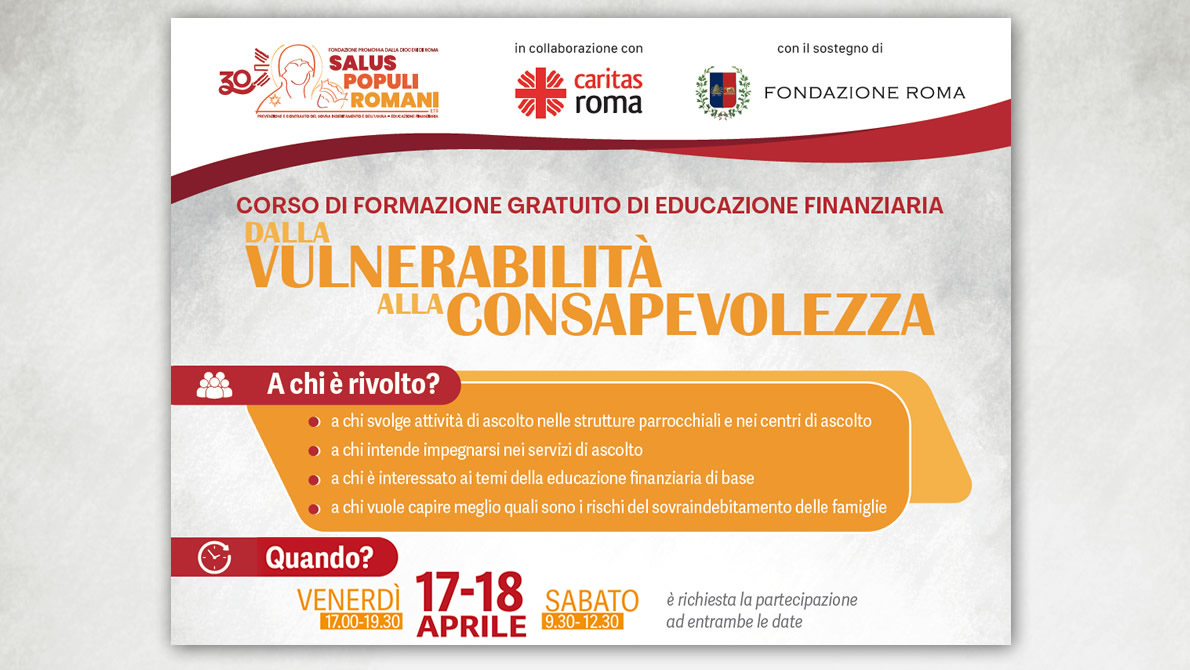 corso di educazione finanziaria, aprile 2026